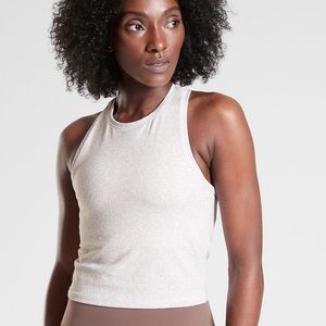 NWOT athleta shanti crop tank - grey m